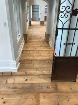 hardood flooring hallway